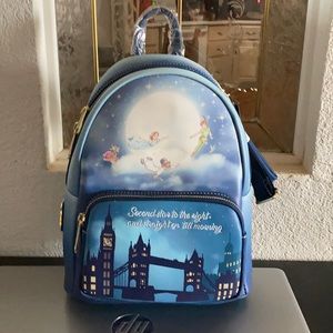 Loungefly Peter Pan mini backpack & wallet.